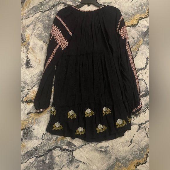 Free People Wild Horses Embroidered Babydoll Mini Dress - Picture 8 of 8